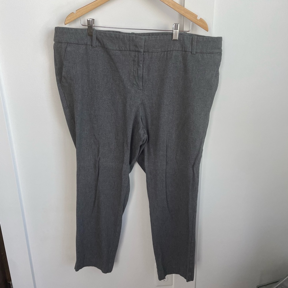Pure Energy gray crop pants 22W